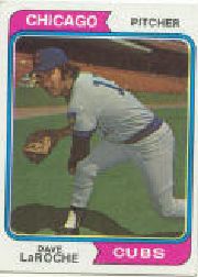 1974 Topps Baseball Cards      502     Dave LaRoche